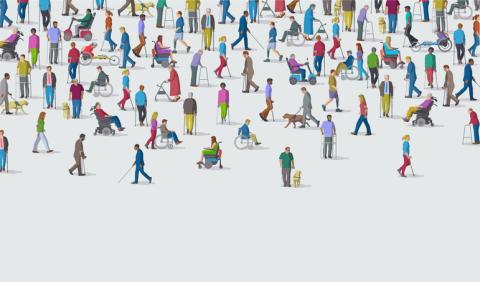 Groupe de personnes ayant une déficience