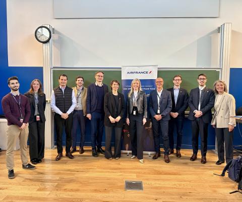 Photo de groupe parrainnage Air France