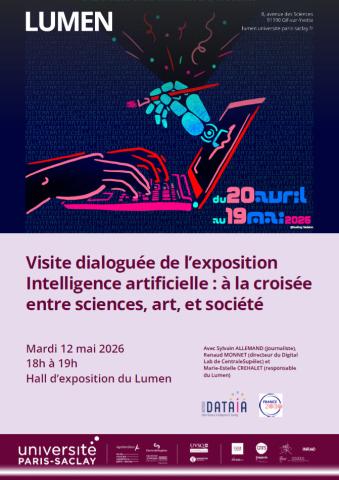 Visite dialoguée de l’exposition Intelligence artificielle : à la croisée entre sciences, art, et société