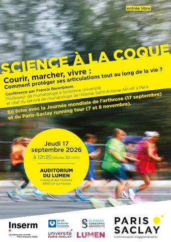 Science à la coque : Courir, marcher, vivre : comment protéger ses articulations tout au long de la vie